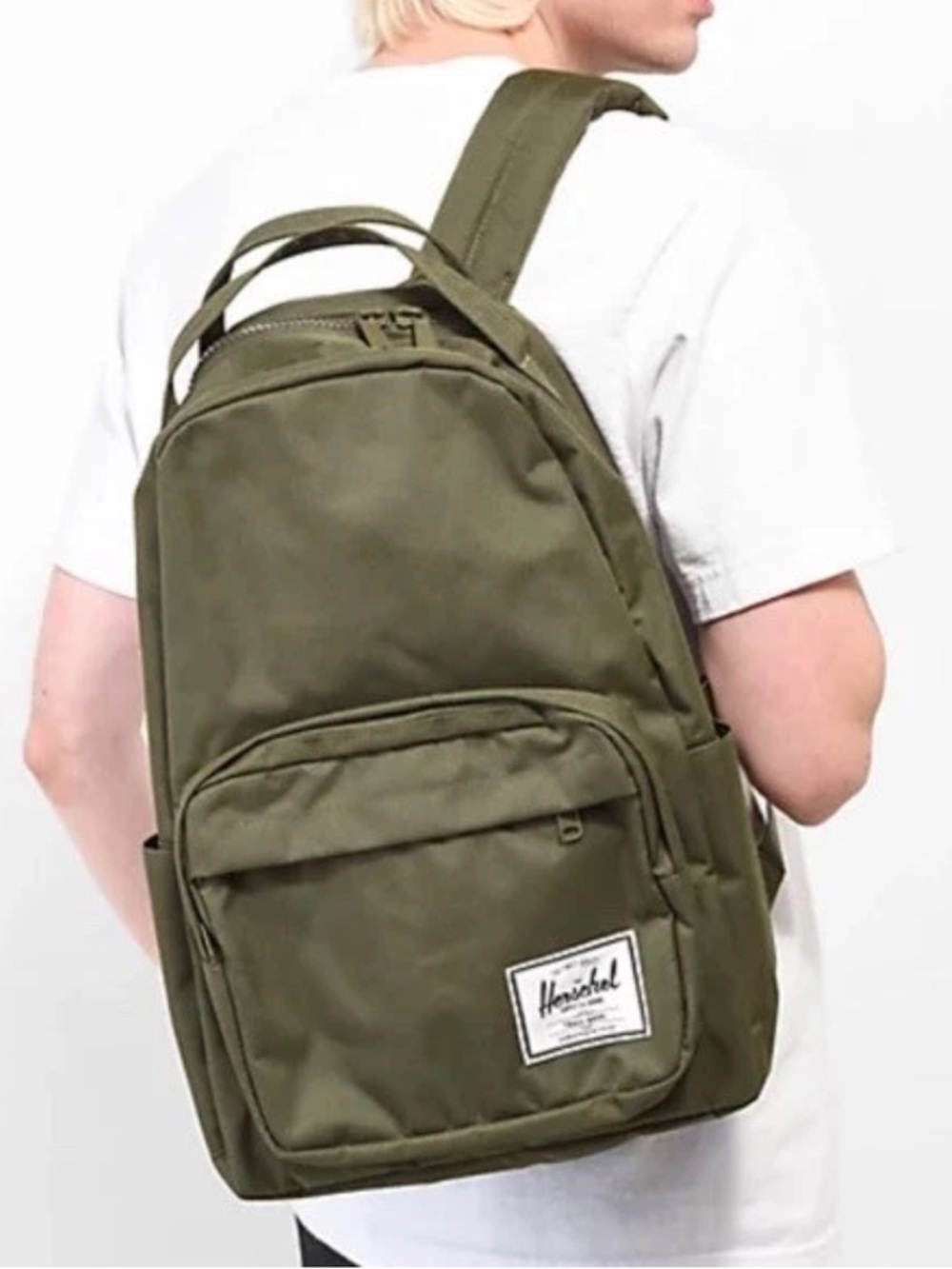 Herschel Supply Miller Backpack  15” Laptop Sleeve Ivy Green Double Handle